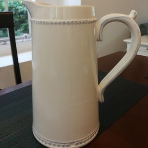 Ceramic water pitcher